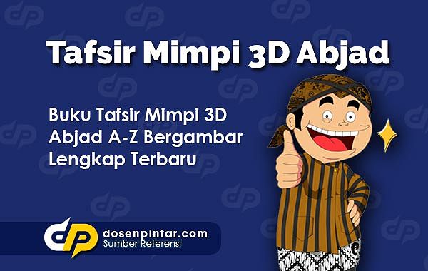 Buku Mimpi 3D Abjad